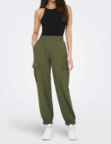 
						Pantaloni Only, verde