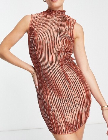 Rochie scurta ASOS, maro