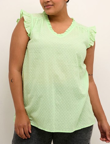 Bluza Kaffe Curve, verde