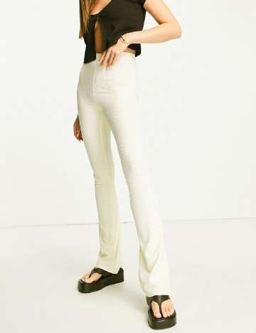 Pantaloni Top Shop, crem