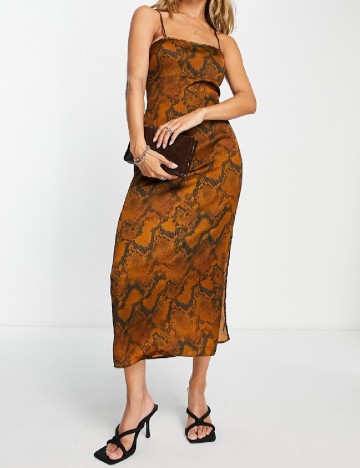 Rochie medie Top Shop, maro