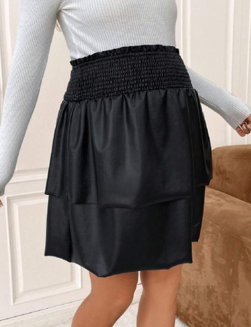 Fusta SHEIN Maternity, negru