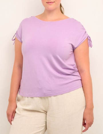 Bluza Kaffe Curve, mov