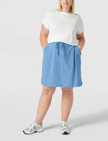 Fusta Kaffe Curve, albastru