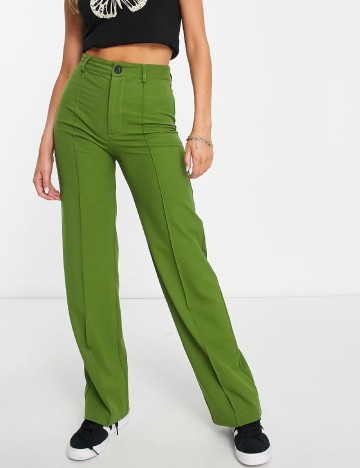 Pantaloni Pull&Bear, verde