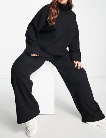 Pulover ASOS Curve, negru