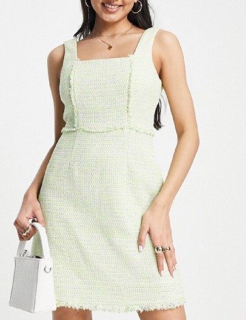 Rochie scurta Miss Selfridge, verde