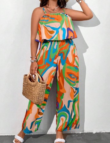 Salopeta SHEIN CURVE, mix culori
