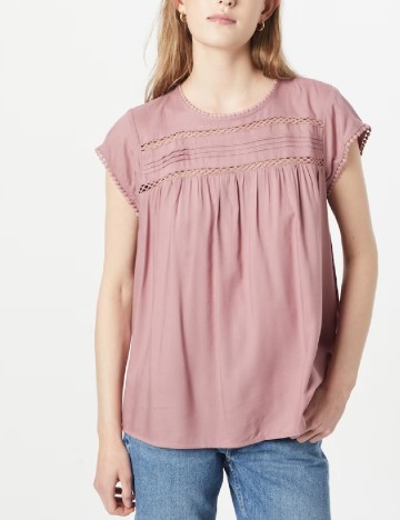 Bluza Vero Moda, roz pudra