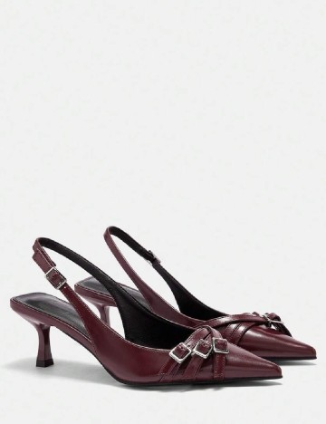 Pantofi SHEIN, visiniu