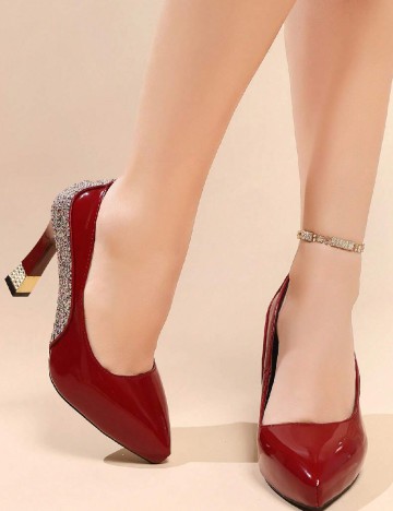 Pantofi SHEIN, rosu