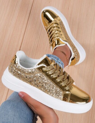 Adidasi SHEIN, auriu