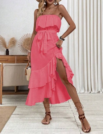 Rochie medie SHEIN, roz