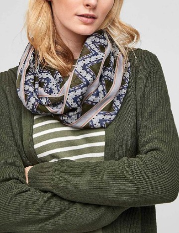 Esarfa circulara s.Oliver, mix culori