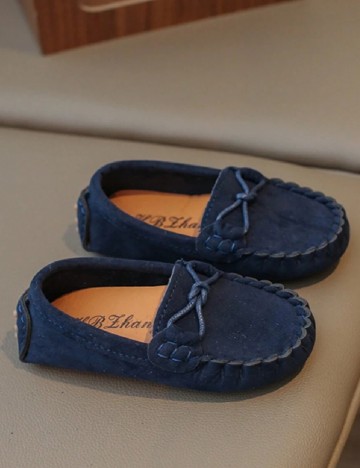 Mocasini Shein Kids, albastru