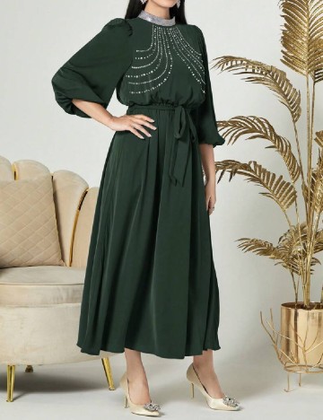 Rochie lunga SHEIN, verde
