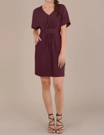 Rochie scurta Closet London, visiniu