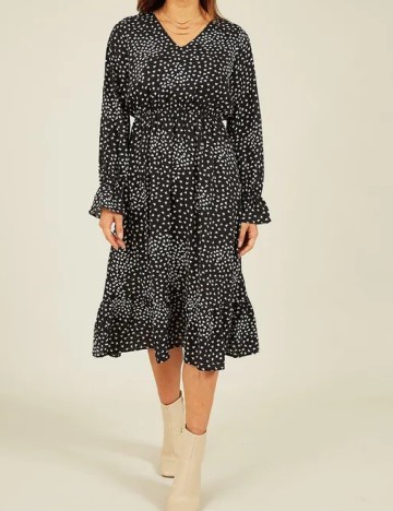Rochie medie Mela London, negru