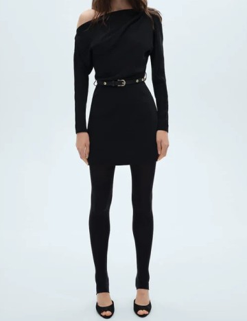 Rochie scurta Mango, negru