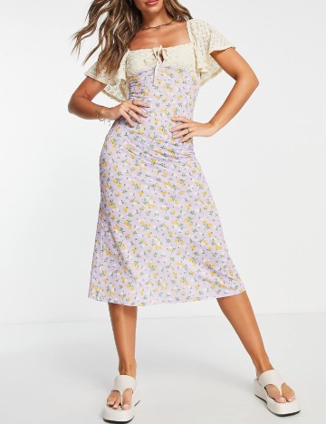 Rochie medie ASOS, mov