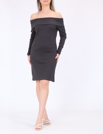 Rochie scurta Noisy May, gri