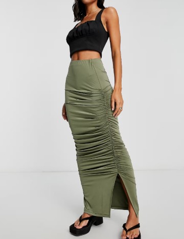 Fusta Top Shop, verde