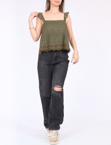 Top Vero Moda, verde