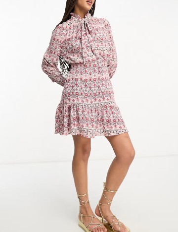 Rochie scurta Urban Revivo, mix culori