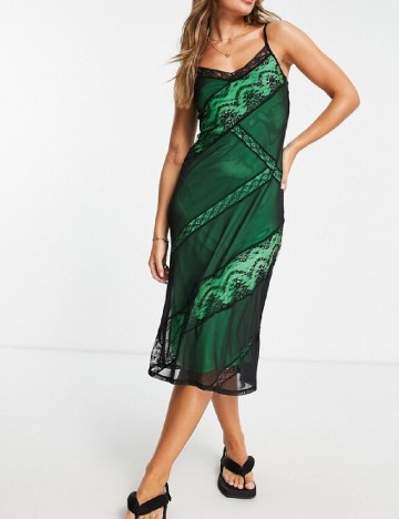 Rochie medie Top Shop, verde
