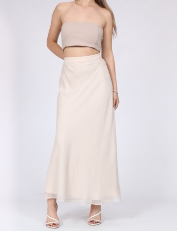 Fusta Vero Moda, bej