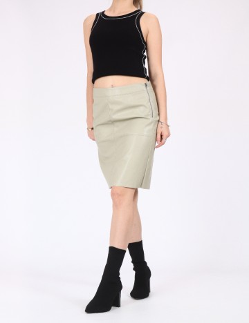 Fusta Vero Moda, verde deschis