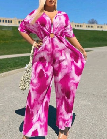 Salopeta SHEIN CURVE, roz