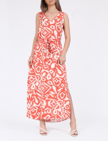 Rochie lunga Vero Moda, portocaliu