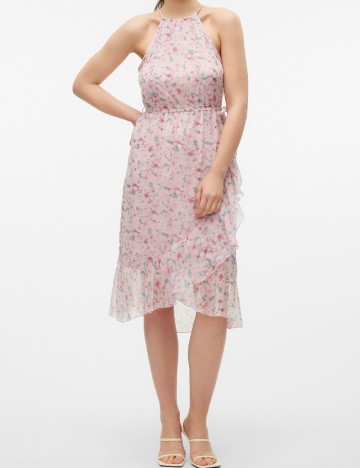 Rochie scurta Vero Moda, roz