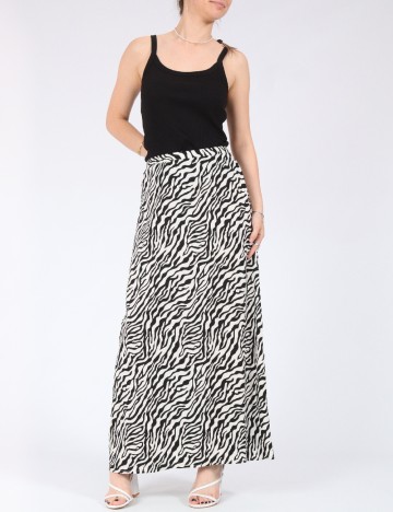 Fusta Only, alb/negru