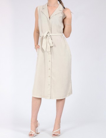 Rochie medie Vero Moda, crem