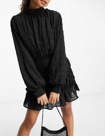 Rochie scurta IN THE STYLE, negru