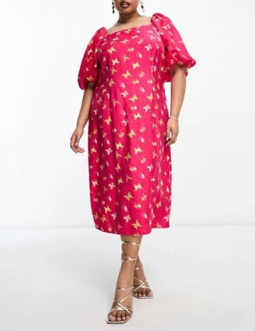 Rochie medie Something New Plus Size, roz