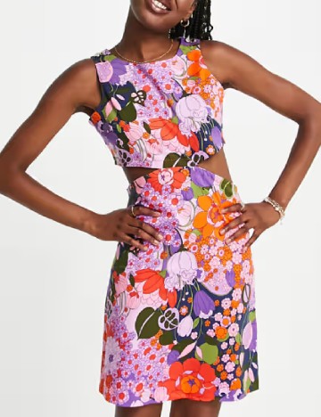 Rochie scurta Morgan de toi, mix culori