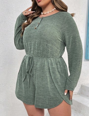 Salopeta SHEIN CURVE, verde