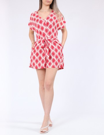 Salopeta Only, rosu/crem