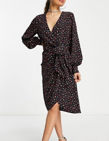 Rochie medie Glamorous, negru