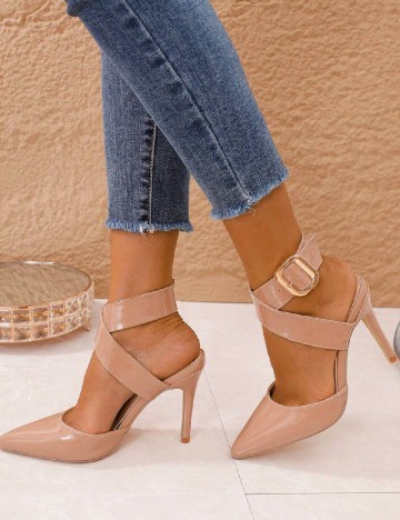 Pantofi SHEIN, maro deschis