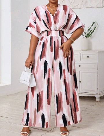 Salopeta SHEIN CURVE, roz