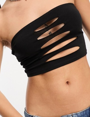 Top ASOS, negru