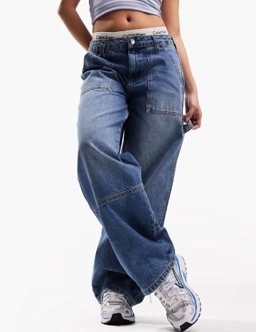 Blugi ASOS, albastru