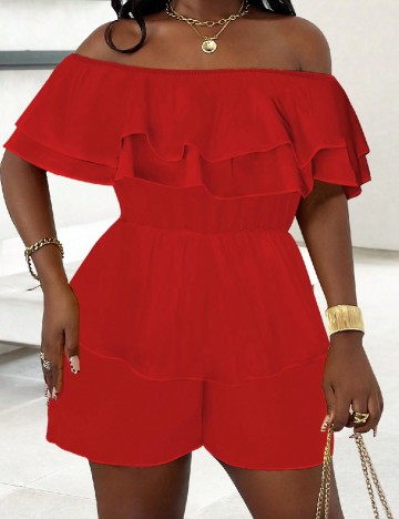 Salopeta SHEIN, rosu