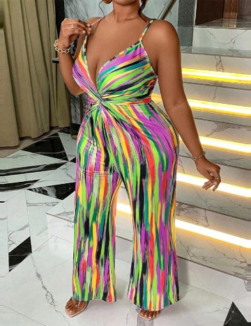 Salopeta SHEIN CURVE, mix culori