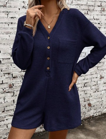 Salopeta SHEIN, bleumarin