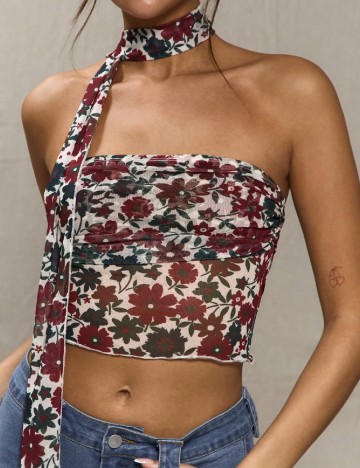 Top Musera, floral
